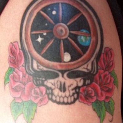 fyp hippie gratefuldead deadhead 70s tattoo  TikTok