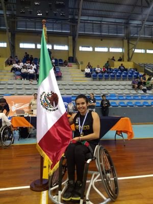 YazLeyvaHuerta's profile picture. Originaria de Cuetzalan del progreso Puebla, Maestra en Educación Primaria, Seleccionada Nacional de Básquetbol sobre Silla de Ruedas