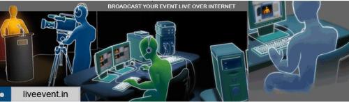 Brodcast Live... and celebrate your event like a celebrity.. your Friends,relatives who milesaway from the event can experience the event Live.