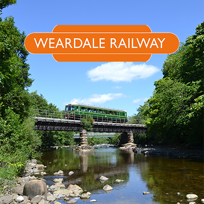 A historic railway located in County Durham, operating through the Wear Valley between Bishop Auckland and Stanhope.