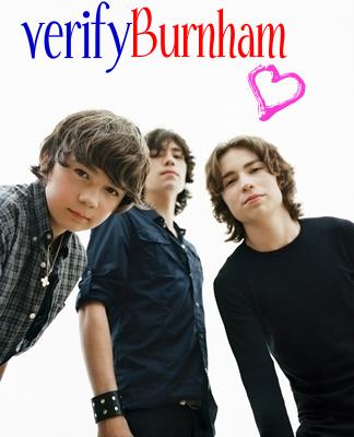 VerifyBurnham's profile picture. Hey we are two girls who love Burnham (: And We Want Burnham to get VERTIFIED!!!!! @Burnham Followed me 8/27/10 5.19pm