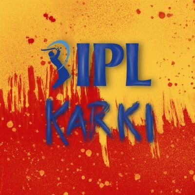 Dedicated account of @iamkarki for IPL & cricket tweets