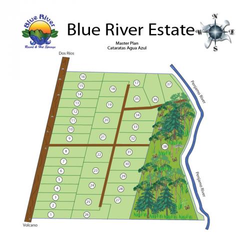 Blue River Estate represents 37 lots and a 28 acre nature reserve.
Eco life-style
LIFETIME Membership to HOT SPRINGS Resort - FREE
Mucho Amentities