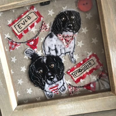 🎀Bespoke textile, fabric and stitch pet and family portraits and gifts🎀 All dog breeds, horses, cats made! FB💙https://t.co/wPJOjdDpCm