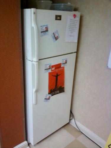 Refrigerator 4 ACS Support Floor.   (not affiliated w/ acs tech. kids get parents permission 2 tweet)