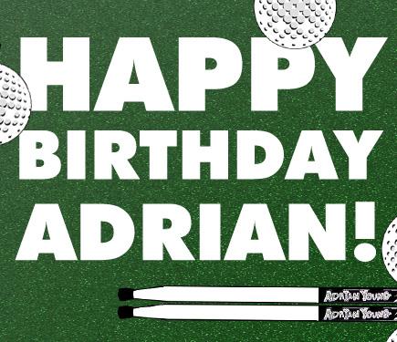 Born on Aug 26, 1969, Adrian Young, drummer for the band @nodoubt, is about to celebrate his Birthday. Tweet ur Birthday wishes 2 Adro by using @AdriansBirthday