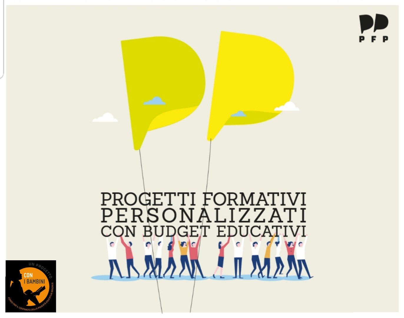 Progetto #ConiBambini #povertàeducativa 48 partner, 9 Reg, 11 Prov, 2000 #adolescenti. Ricuciamo le campanelle.