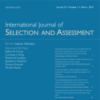 International Journal of Selection and Assessment (@ijsa5) 's Twitter Profile Photo International Journal of Selection and Assessment (@ijsa5) 's Twitter Profile Photo