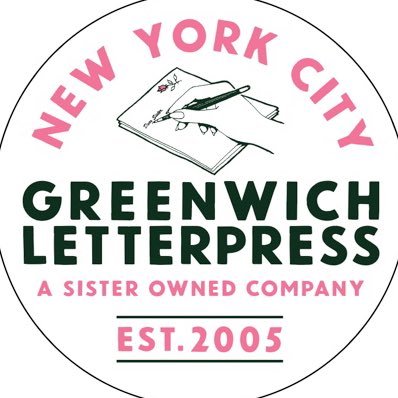 Not your average stationery store! 15 Christopher Street West Village, NYC. Sisters since 80’ Biz since 05’ Instagram @greenwichletterpress