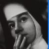 Horrified by everything. Prays daily. Shovels down  Splenda for funsies. Hides nothing beneath her veil. Writes... stuff.