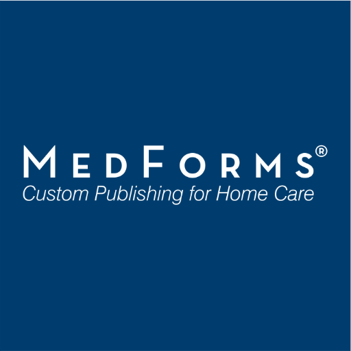 MedForms's profile picture. Simplify admissions with custom Home Health, Hospice, HME, Infusion Therapy, Private Care and Pediatric Patient Orientation Books.