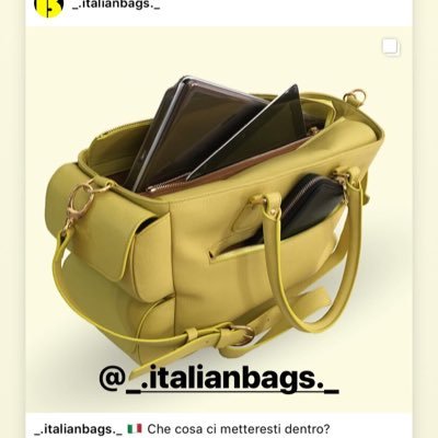 bags_italian's profile picture. Business based in Milan📍 Accessories Made in Italy👜