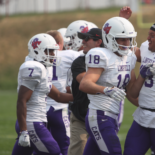 Linfield College'14.Special Teams Coordinator.Secondary Coach.Strength & Conditioning Asst.65 Consecutive winning seasons(1956-present).43x Conference Champs