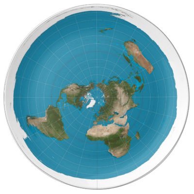 PlateEarth's profile picture. We believe that the earth is not round, nor is it flat. Indeed the shape of this planet is a dinner plate.