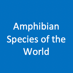 A taxonomic database of all living and recently extinct amphibians, hosted by the American Museum of Natural History, and maintained by Darrel Frost