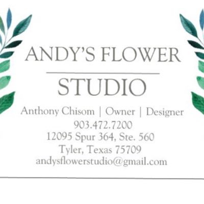 Floral Design Studio located in Tyler, Texas creating flower arrangements from the heart.