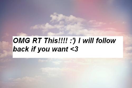 OmgRTthis's profile picture. Oh My God RT this if you think its cool to you ♥
