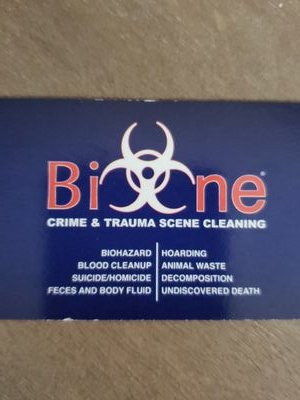 We are a Crime & Trauma scene clean up company. We also specialize in all levels of Hoarding removal clean up services.