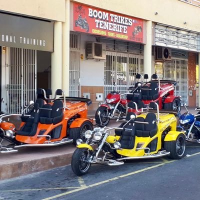 We have guided trike tours & excursions which are chauffeur driven.  See Tenerife from a different prospective and in style.