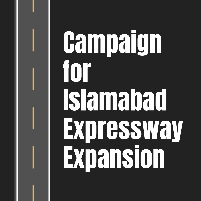 Official campaign for the expansion and upgradation of Islamabad Expressway. Join hands with us to put an end to the misery of Zone-V residents!