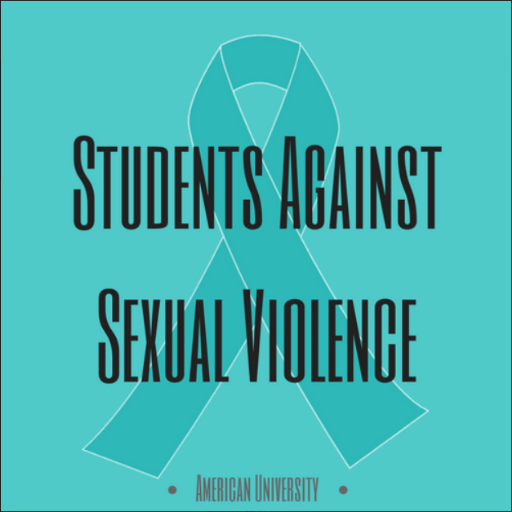 Students Against Sexual Violence @AmericanU is a student-led organization dedicated to raising support for survivors & awareness & prevention of sexual violence