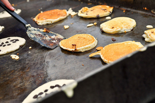 Pancakes for Parkinson's is an annual fundraiser on the morning of a home football game at UVA. All proceeds benefit the Michael J Fox Foundation.