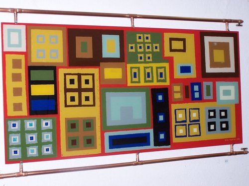 Brian began his art career by using copper pipe & glass to make custom furniture. His unique frames separate his works from others in the creative world.