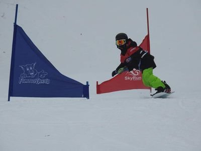 JackRiker7's profile picture. I'm 9 years old from Wisconsin, I've been snowboarding for 7 years. I race under the Midwest Series in Milwaukee at Alpine Valley, this my first year competing.