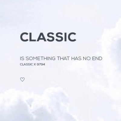 CLASSIC is something that has no end, only for JAY & JUNE ♡ since 2015.10.27