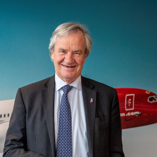 President and Founder of Norwegian Air Shuttle. For customer relations please contact @fly_norwegian.