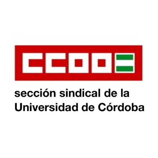 Sección sindical de CCOO de la Universidad de Córdoba
Únete a nuestro canal de whatsapp (https://t.co/vS3KQ4cH2e) y telegram (https://t.co/i5EqUwUS0n)