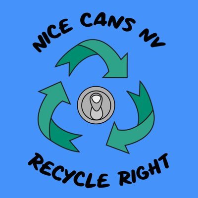 Recycle right ♻️ Group of UNR journalism students showing our cans to the world. Just kidding. We just want you all to recycle.
