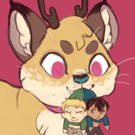 a whinchat is a bird. whin is a catdeer in love with characters from a bad manga.  kelsey/whin, 30/usa/they/them.  ENG/日本語(学んでいます) ok. art only: @whingesart