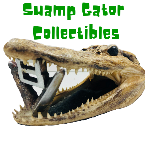 Welcome to Swamp Gator Collectibles! You have come to the right place to find all sorts of interesting collectibles, antiques, vintage, gaming, and nostalgia,