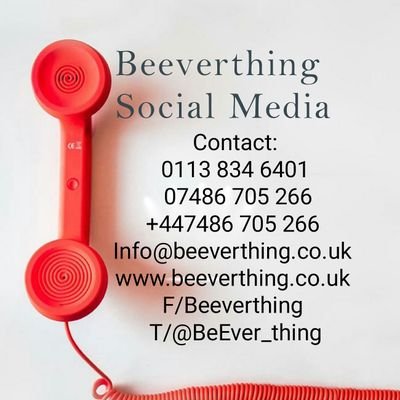 Social Media is what we do.. Simple... 
#BEsocial 
Info@beeverthing.co.uk - 0113 834 6401
