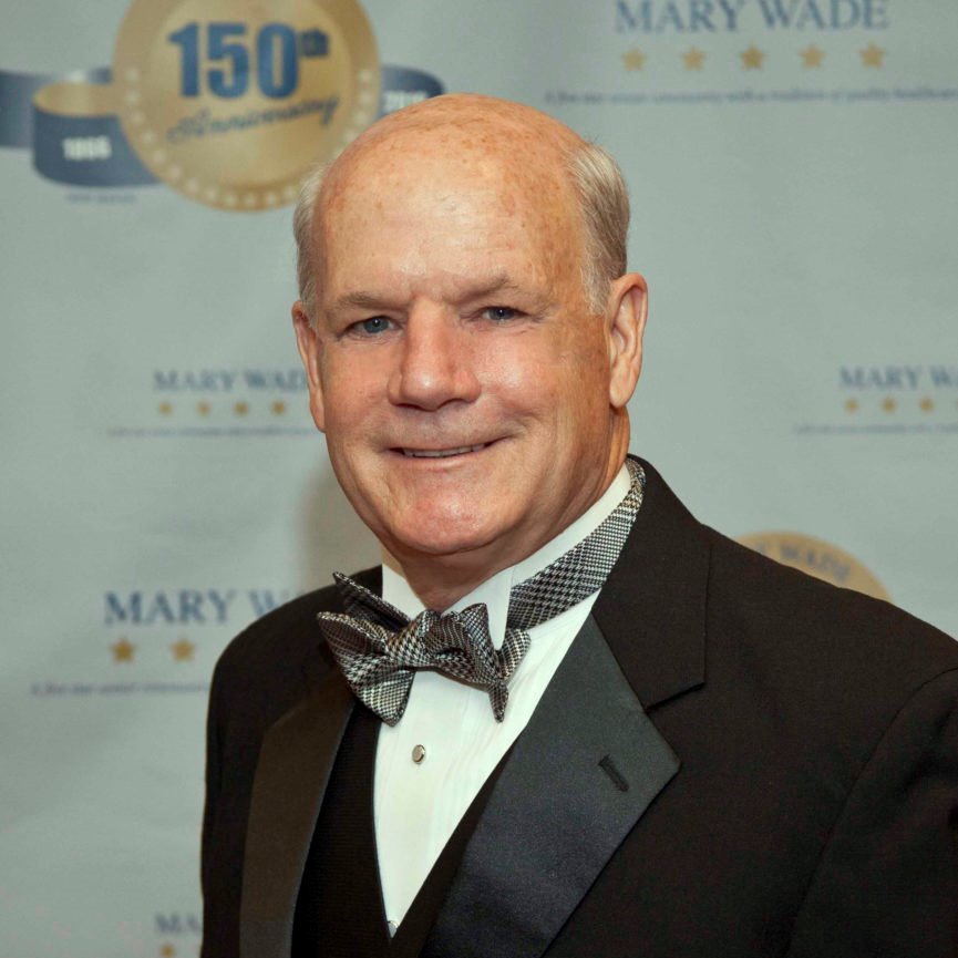 David V. Hunter, President & CEO of Mary Wade, since 1981. He is involved in many civic and health associations. He holds an MBA from University of New Haven.