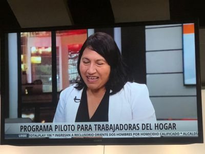 Trabajadora del Hogar y Secretaria General Colegiada del @SINACTRAHO