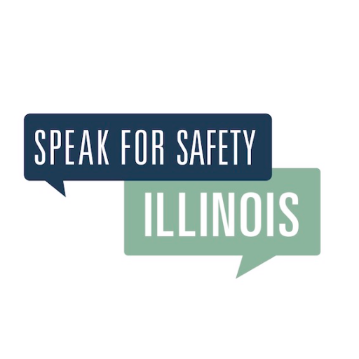 The twitter account for  th​e Illinois Speak for Safety coalition.