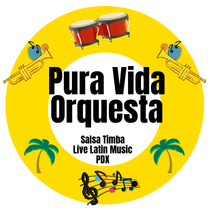Pura Vida Orquesta is an 8-10 piece Latin band based out of the Portland area, OR. Led by Saxophonist  and Vocalist Gabriel (Paquito) Martinez from Costa Rica.