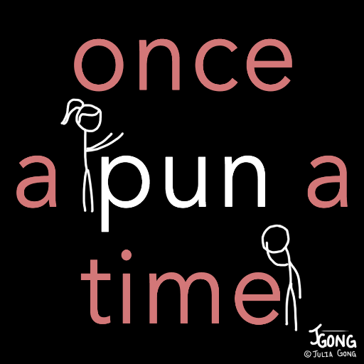 onceapunnytime's profile picture. a reminder to have some pun every once in a while. twice weekly, in fact.
artist: @julia_gong