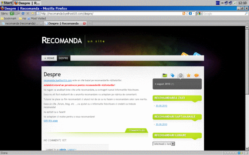 recomanda un site