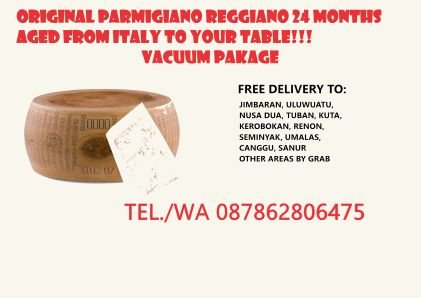 Free delivery to
Jimbaran, Uluwuatu, Nusa Dua, Tuban, Kuta, Kerobokan, Renon, Seminyak, Umalas Canggu, Sanur.
Other areas by Grab            
PH/WA 087862806465