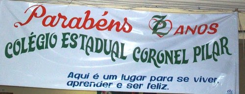 O Colégio Estadual Coronel Pilar, completou em 2010 72 anos. Durante esses 72 anos de história, essa instituição se orgulha de compartilhar ideais, sonhos e....