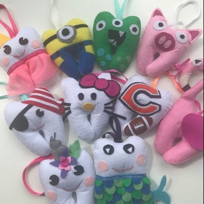 Handmade tooth fairy pillows, message or check out @myrtlefairypillows on Instagram