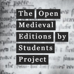 ✨📘🏰TOMES is a (forthcoming) free digital open-access anthology of medieval literature edited by and for students