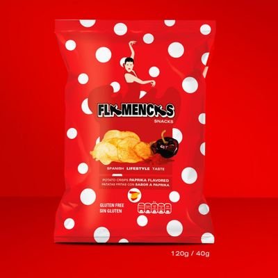 Discover the most Spanish potato chips in the world 🗺 Flamencas mean passion 💃🏽 Flamencas means the taste of Spain 🇪🇸 🔴 Soon in your country 🔴