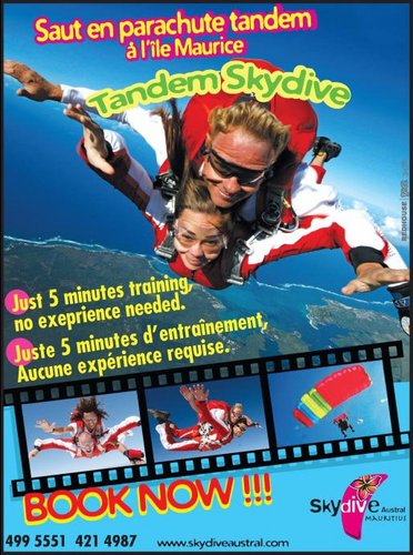 The best attraction in Mauritius (According TripAdvisor). 100% Fun, 100% Adrenaline, Lifetime souvenir.