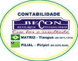 BECON - BEVILAQUA CONTABILIDADE a 25 anos no mercado. Com Matriz em Tianguá-CE (88)3671.1374 e Filial em Piripiri-PI (86)3276.5248.