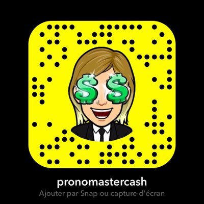 Retrouve tous les pronos de l’équipe sur snapchat 👻pronomastercash👻 et encaisse avec NOUS 💸 Football Tennis