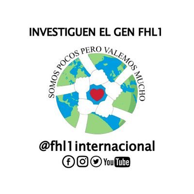 Buscamos gente con distrofia muscular del gen FHL1.We are looking for people from all over the world with muscular dystrophy of the FHL1 gene @fhl1internacional